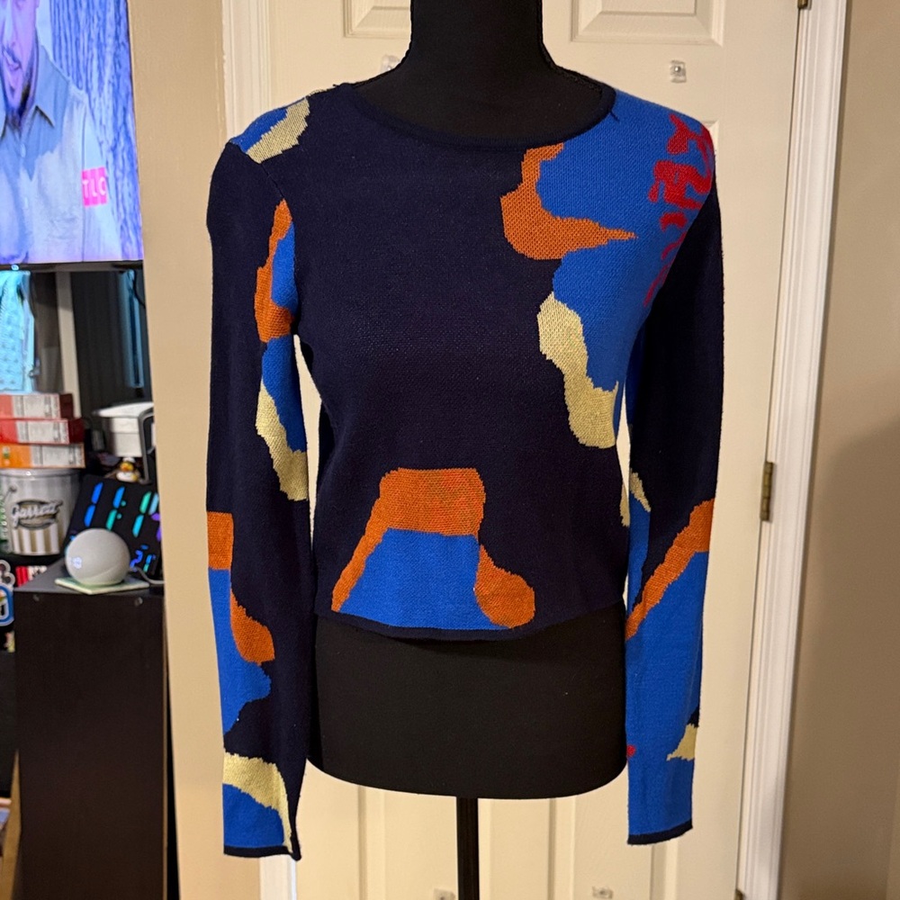 Colorful Abstract Women's Sweater